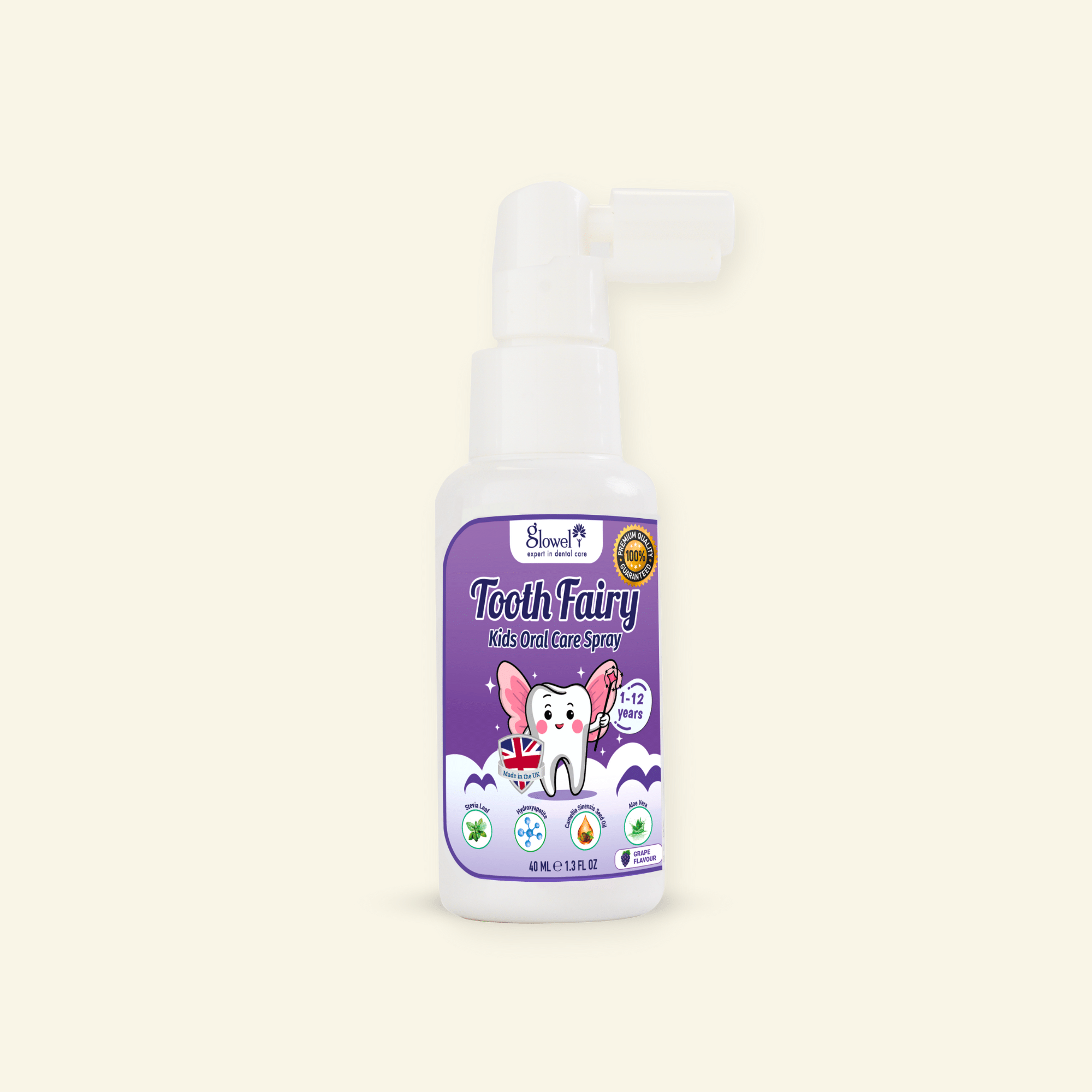 Glowel Tooth Fairy Kids Oral Care Spray – Grape Flavour