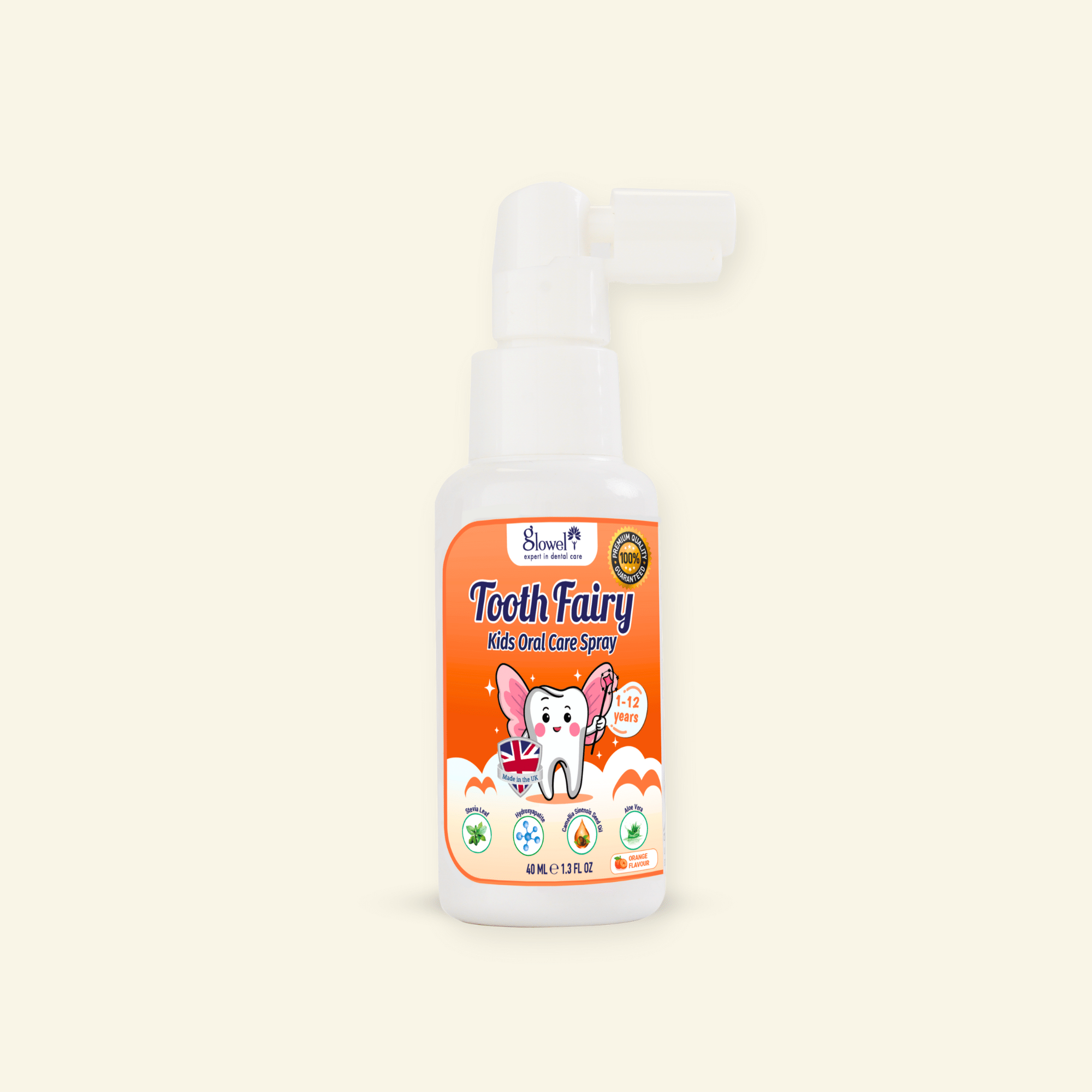 Glowel Tooth Fairy Kids Oral Care Spray – Orange Flavour